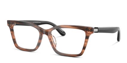 Emporio Armani EA3261U Multicolor, Brown glasses - Multicolor / Brown - Angle View