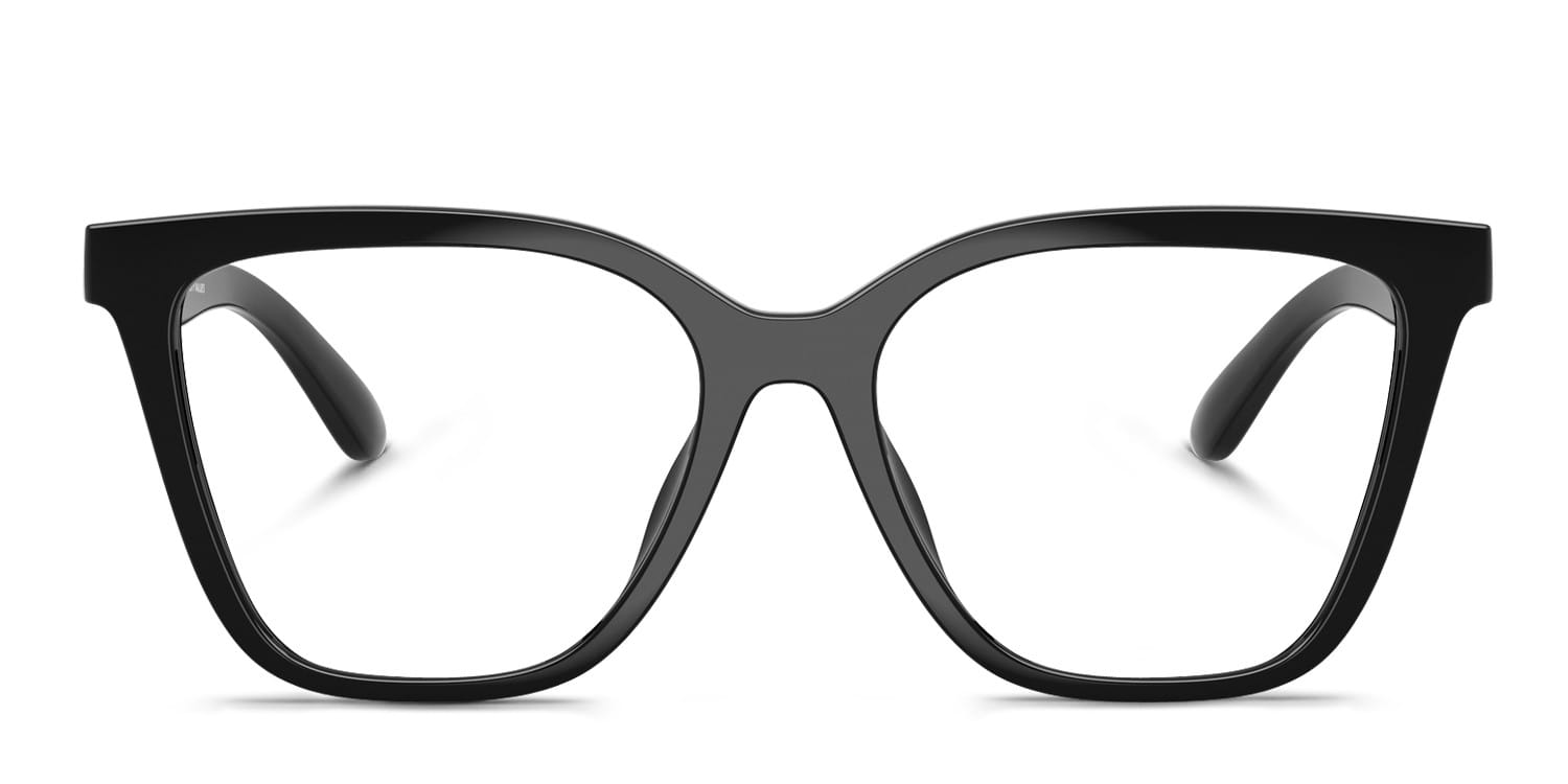 Emporio Armani EA4254U w/Clip-On Shiny Black glasses - Shiny Black - Frontal View
