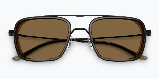 Emporio Armani EA2162 black frame with dark green lenses. Lenses