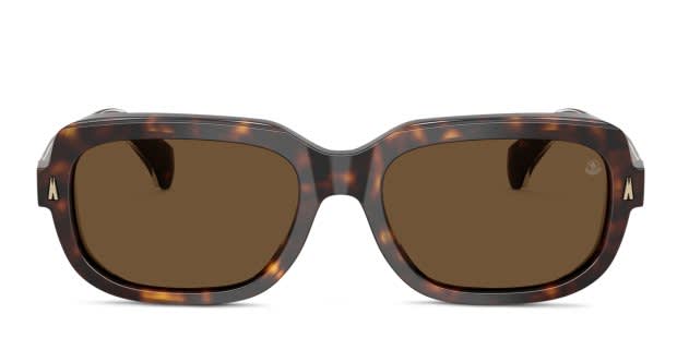 Moncler ME6008 Suntrap tortoise frame with brown solid lenses
