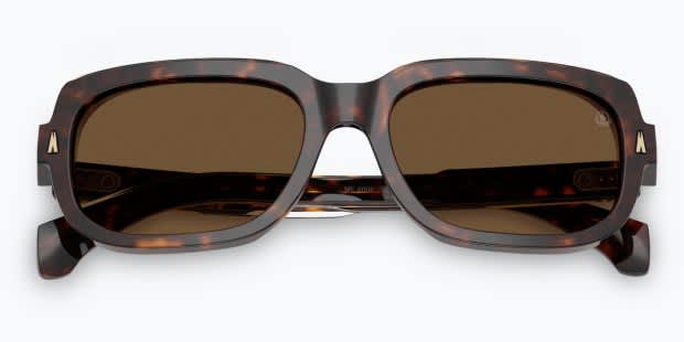 Moncler ME6008 Suntrap tortoise frame with brown solid lenses