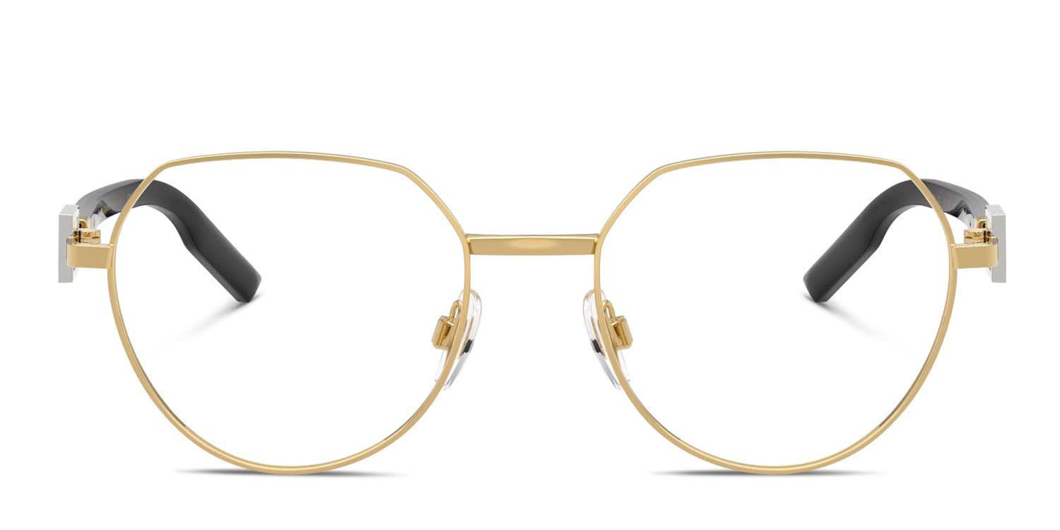 Dolce & Gabbana DG1362 Gold glasses - Gold - Frontal View