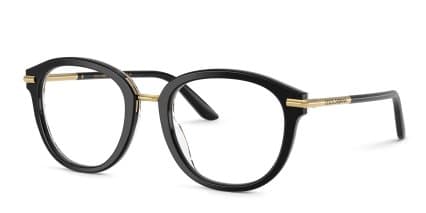 Dolce & Gabbana DG3410 Black glasses - Black - Angle View