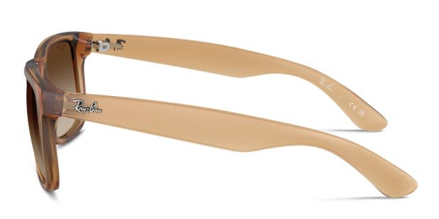 Ray-Ban RB4165 Justin gray , beige frame with gradient brown
