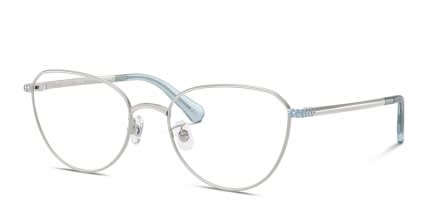 Swarovski SK1029D Silver glasses - Silver - Angle View