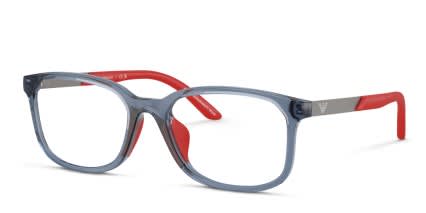 Emporio Armani EK3008U Kids Blue glasses - Blue - Angle View