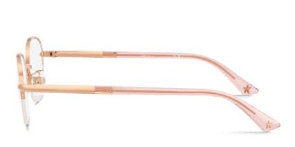 Jimmy Choo JC2014D Pink, Gold glasses - Pink / Gold - Side View