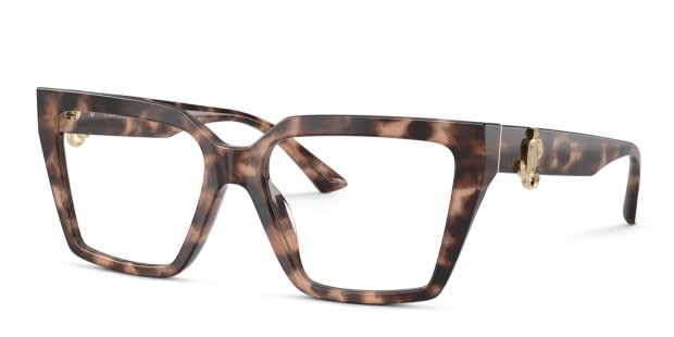 Jimmy Choo JC3017U Tortoise, Pink Prescription Eyeglasses