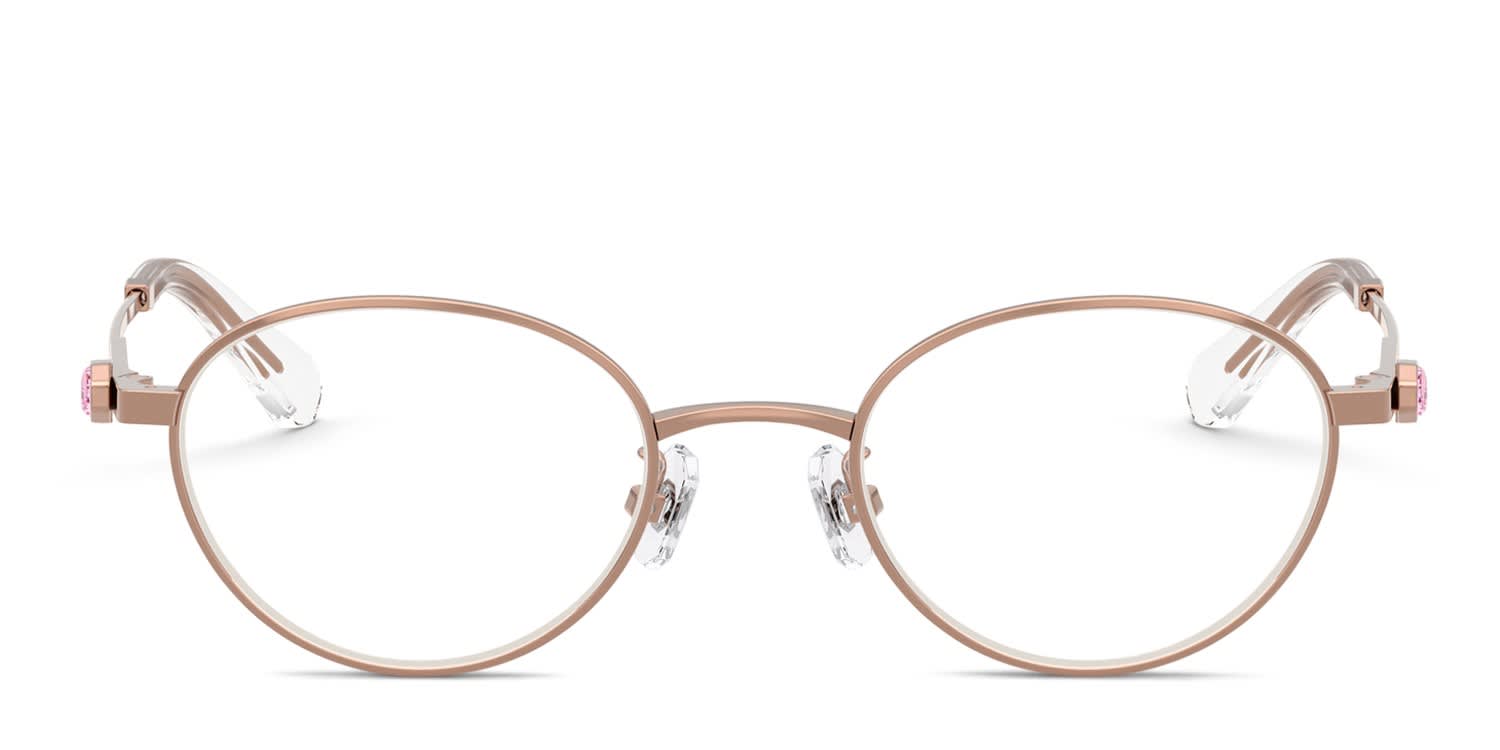 Swarovski SK1028TD Pink, Gold glasses - Pink / Gold - Frontal View
