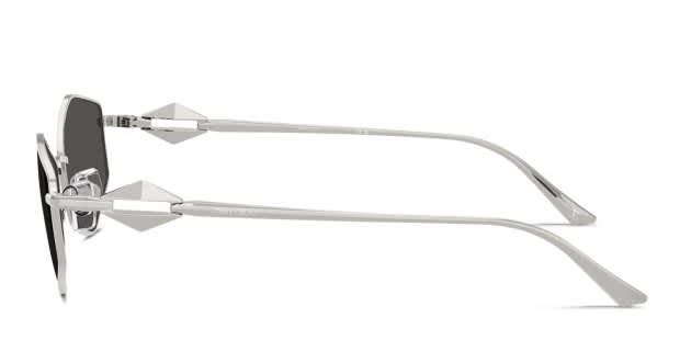 Jimmy Choo JC4017 silver frame with dark grey lenses. Lenses