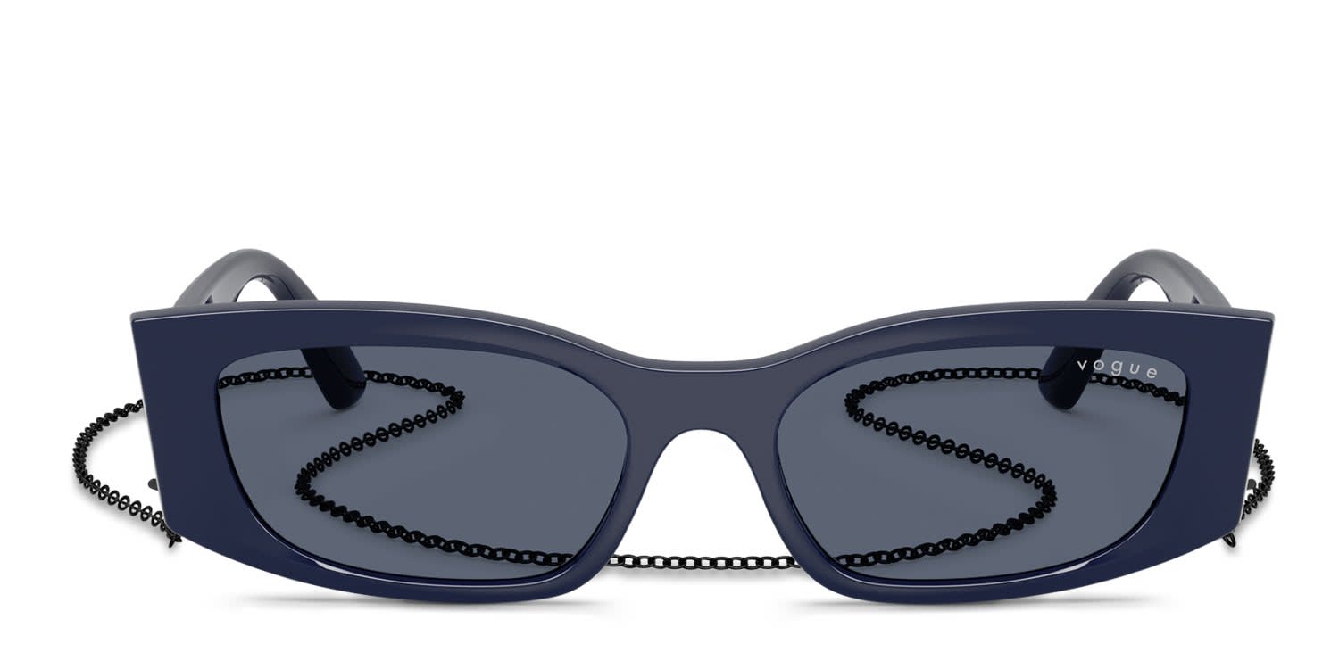 Vogue VO5655SU Blue, Gray glasses - Blue / Gray - Frontal View