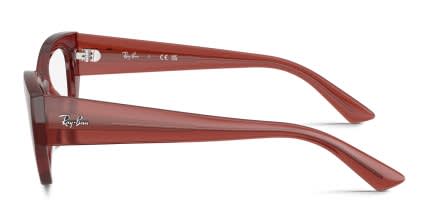 Ray-Ban RX7330 Zena Brown glasses - Brown - Side View