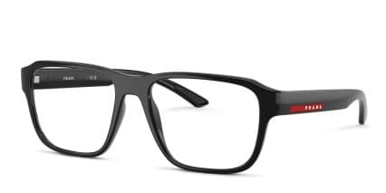 Prada Linea Rossa PS05RV Black glasses - Black - Angle View