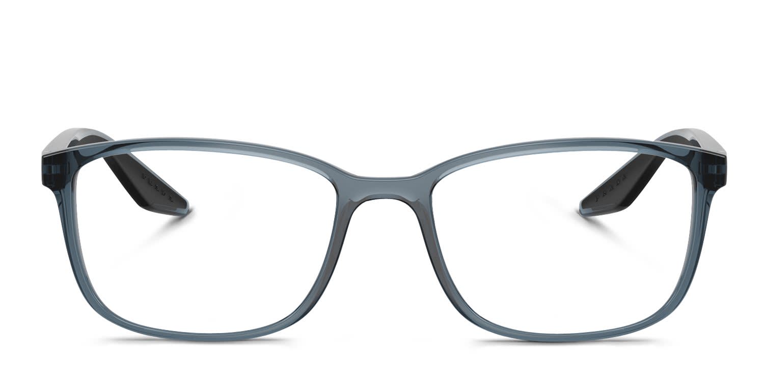 Prada Linea Rossa PS07RV Clear, Blue glasses - Clear / Blue - Frontal View