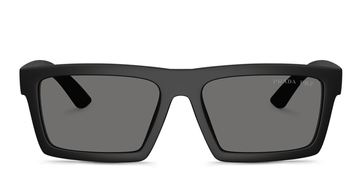 【美品】PRADA LINEA ROSSA サングラス（ケース・付属品完備） Prada Linea Rossa PSA07S black frame with dark grey polarized