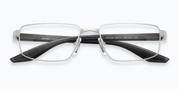 Prada Linea Rossa PS52RV silver frame