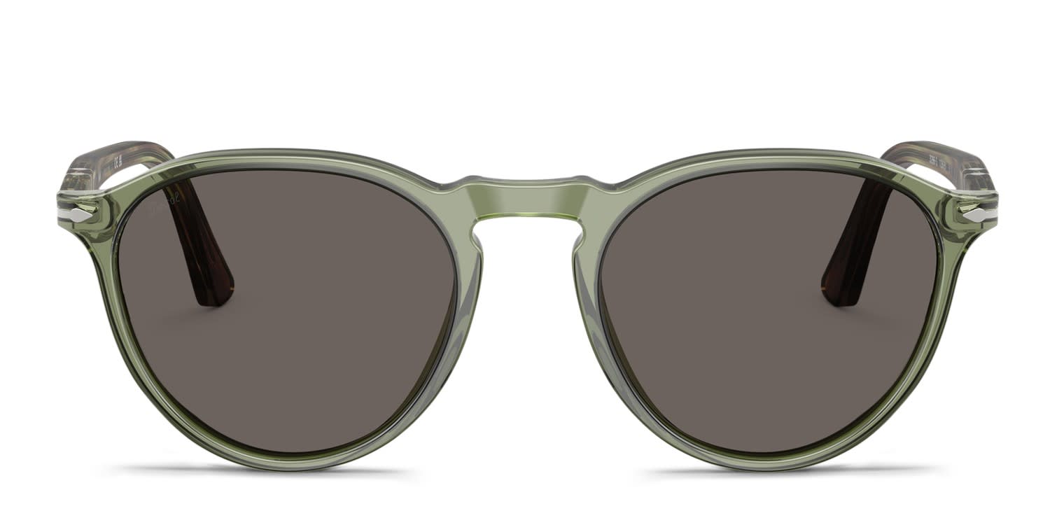 Persol PO3286S Clear, Green, Gray glasses - Clear / Green / Gray - Frontal View