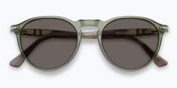Persol Tortoiseshell Round Sunglasses with Dark Gray Lenses Persol - PO3171S Sunglasses | Specs Collective main image 4