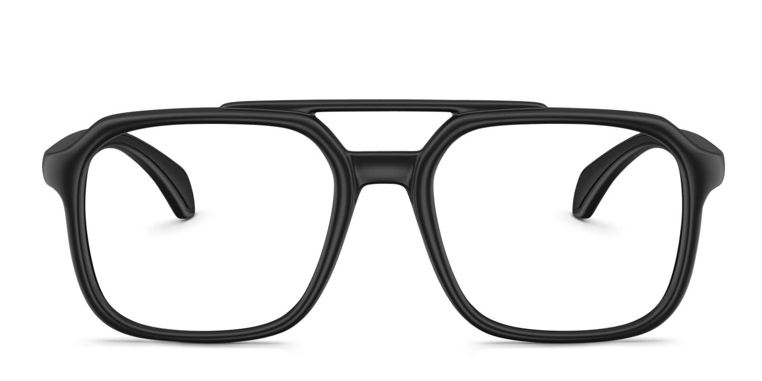Moncler ME3002 Matte Black glasses - Matte Black - Frontal View
