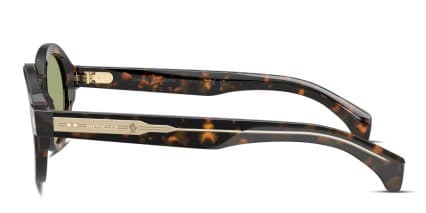 Moncler ME6003 Brown, Green, Tortoise glasses - Brown / Green / Tortoise - Side View
