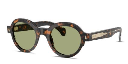 Moncler ME6003 Brown, Green, Tortoise glasses - Brown / Green / Tortoise - Angle View