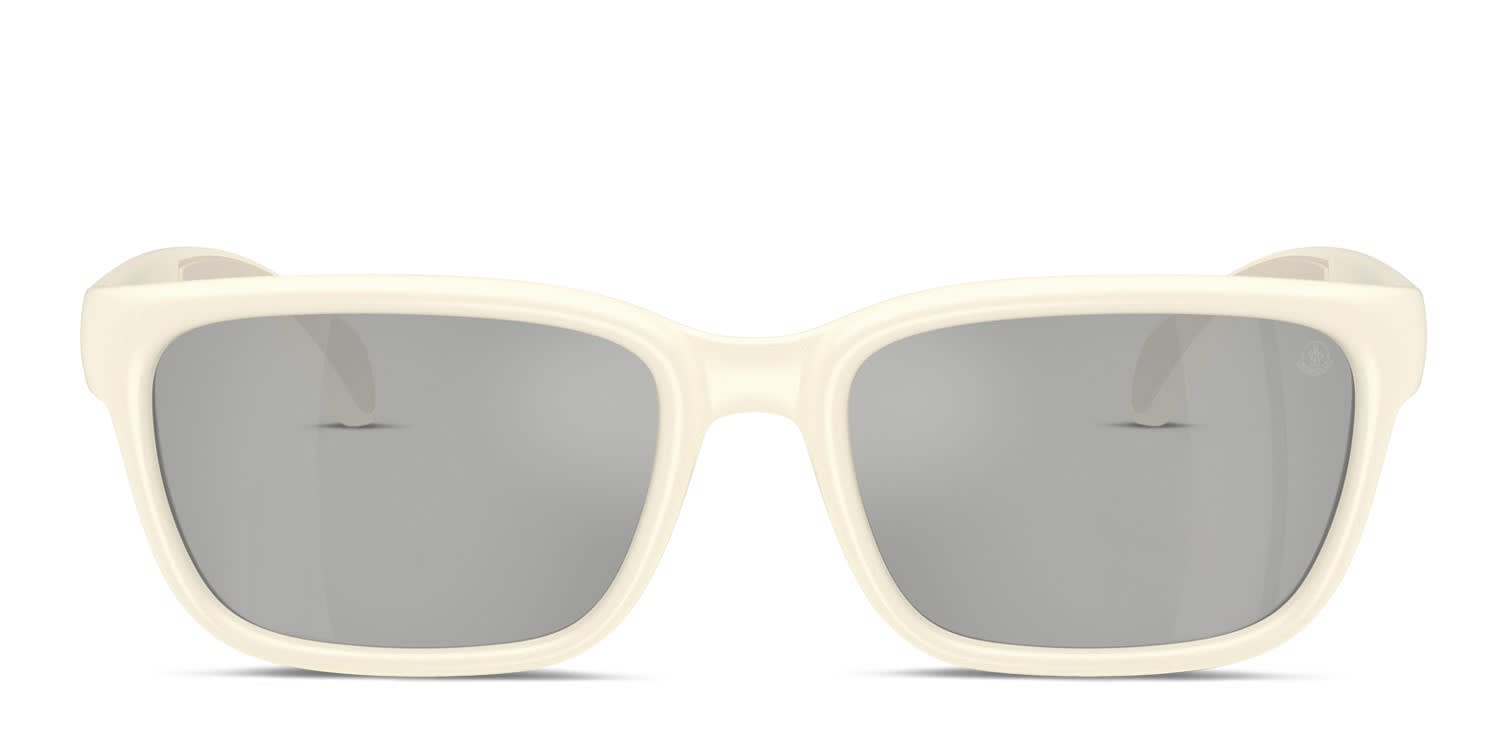 Moncler ME8002 Beige glasses - Beige / Silver - Frontal View