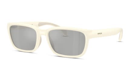 Moncler ME8002 Beige glasses - Beige / Silver - Angle View