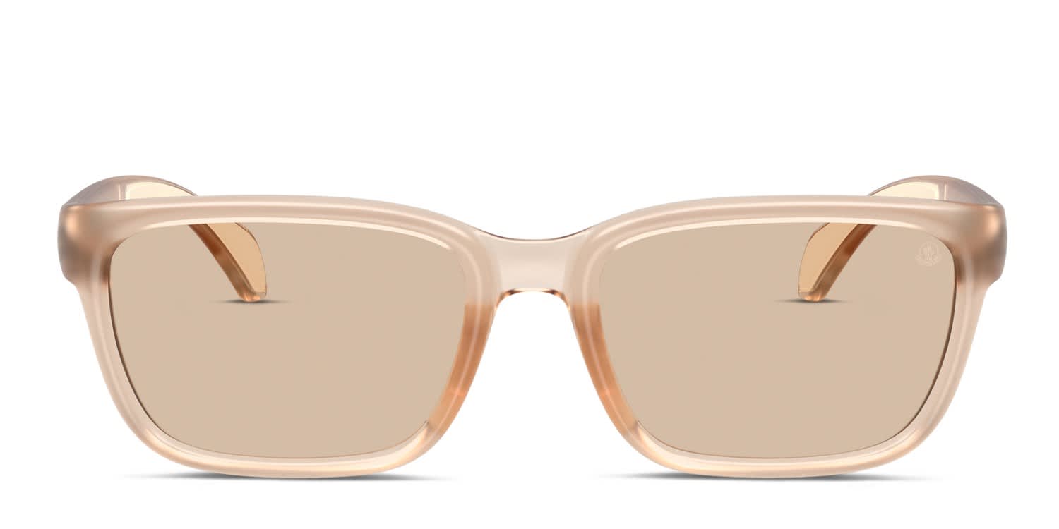 Moncler ME8002 Clear, Pink glasses - Clear / Pink - Frontal View