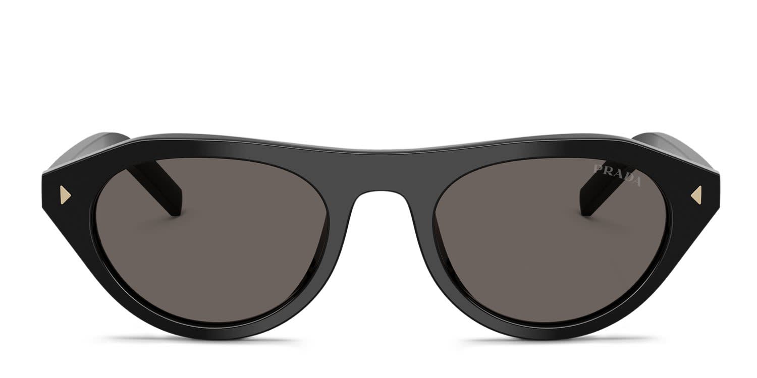 Prada PRB15S Black, Gray glasses - Black / Gray - Frontal View
