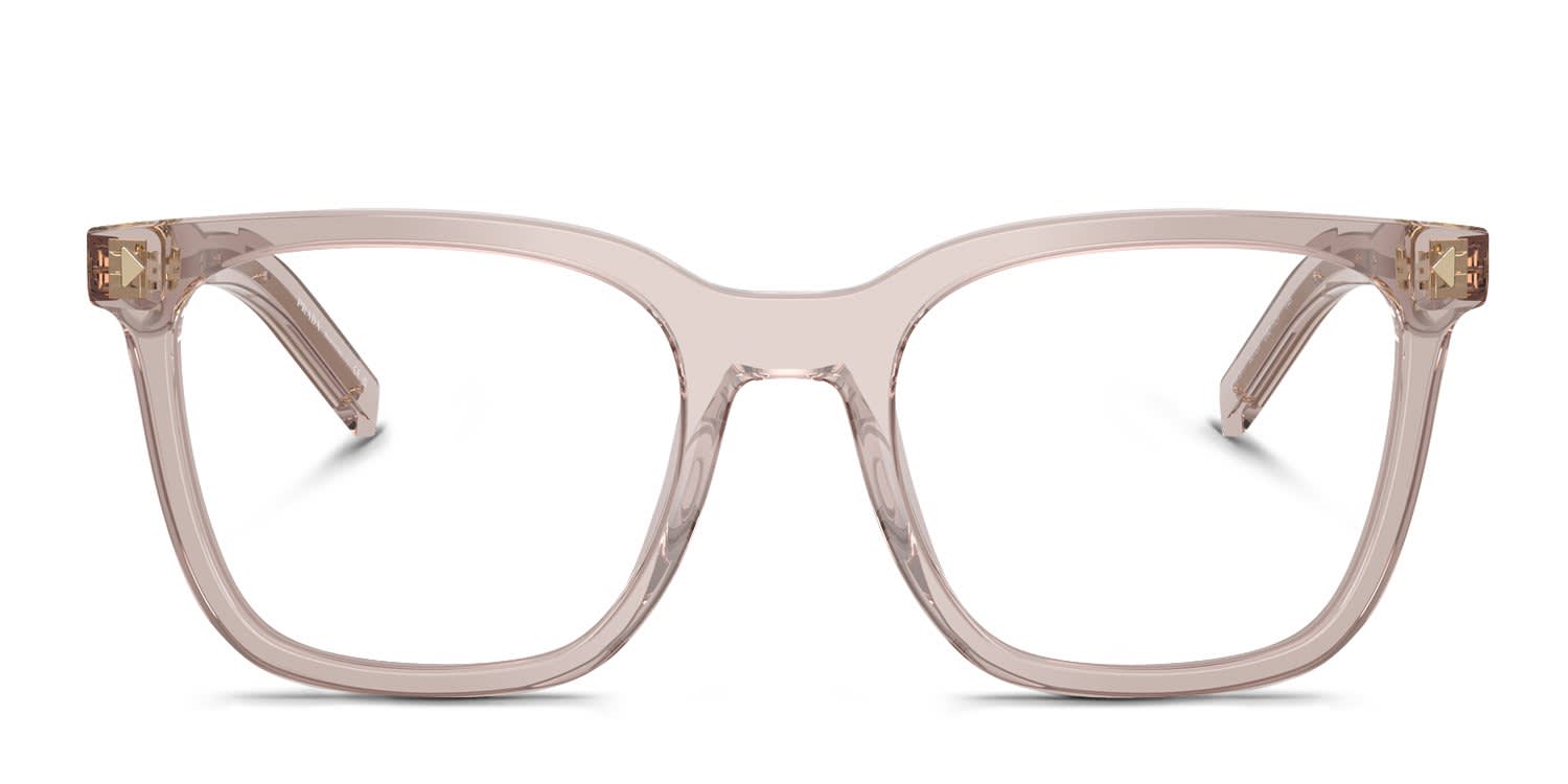 Prada PRB11V Pink glasses - Pink - Frontal View