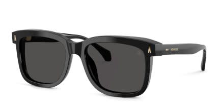 Moncler ME6018 Valaire Black, Gray glasses - Black / Gray - Angle View