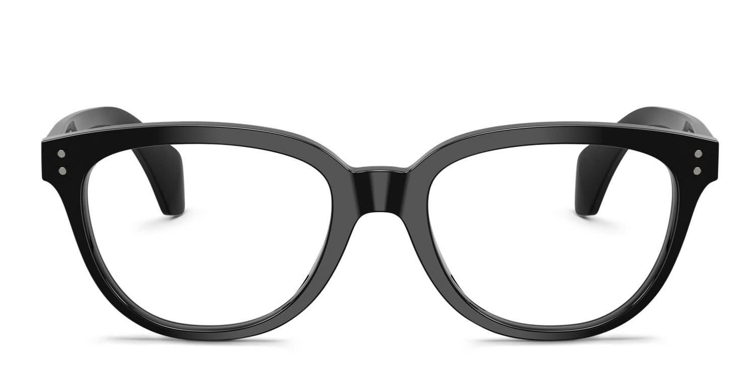 Moncler ME2024U Black glasses - Black - Frontal View