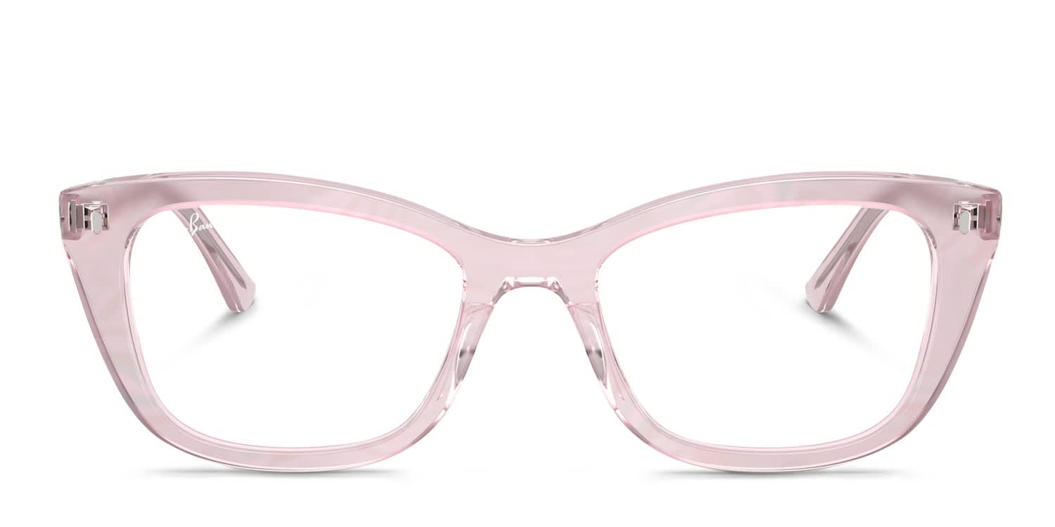 Ray-Ban RX5433 Purple glasses - Purple - Frontal View