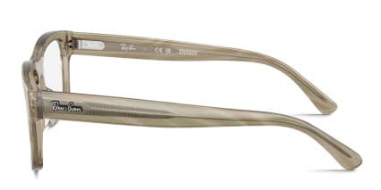 Ray-Ban RX5435 Multicolor, Gray glasses - Multicolor / Gray - Side View