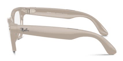 Ray-Ban Meta AI Glasses RW4010 Meta Skyler Transitions Beige glasses - Beige - Side View