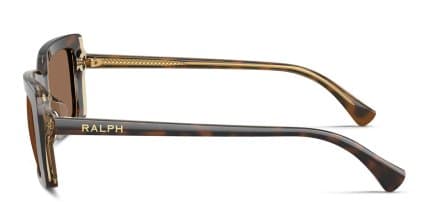 Ralph Lauren RA5342U Tortoise, Clear, Brown glasses - Tortoise / Clear / Brown - Side View