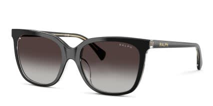 Ralph Lauren RA5343U Black, Clear, Gray glasses - Black / Clear / Gray - Angle View