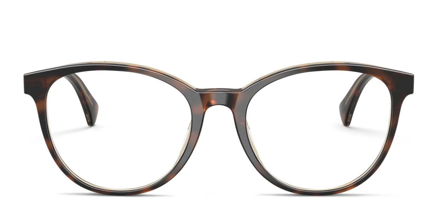 Ralph Lauren RA7188U Tortoise, Clear glasses - Tortoise / Clear - Frontal View