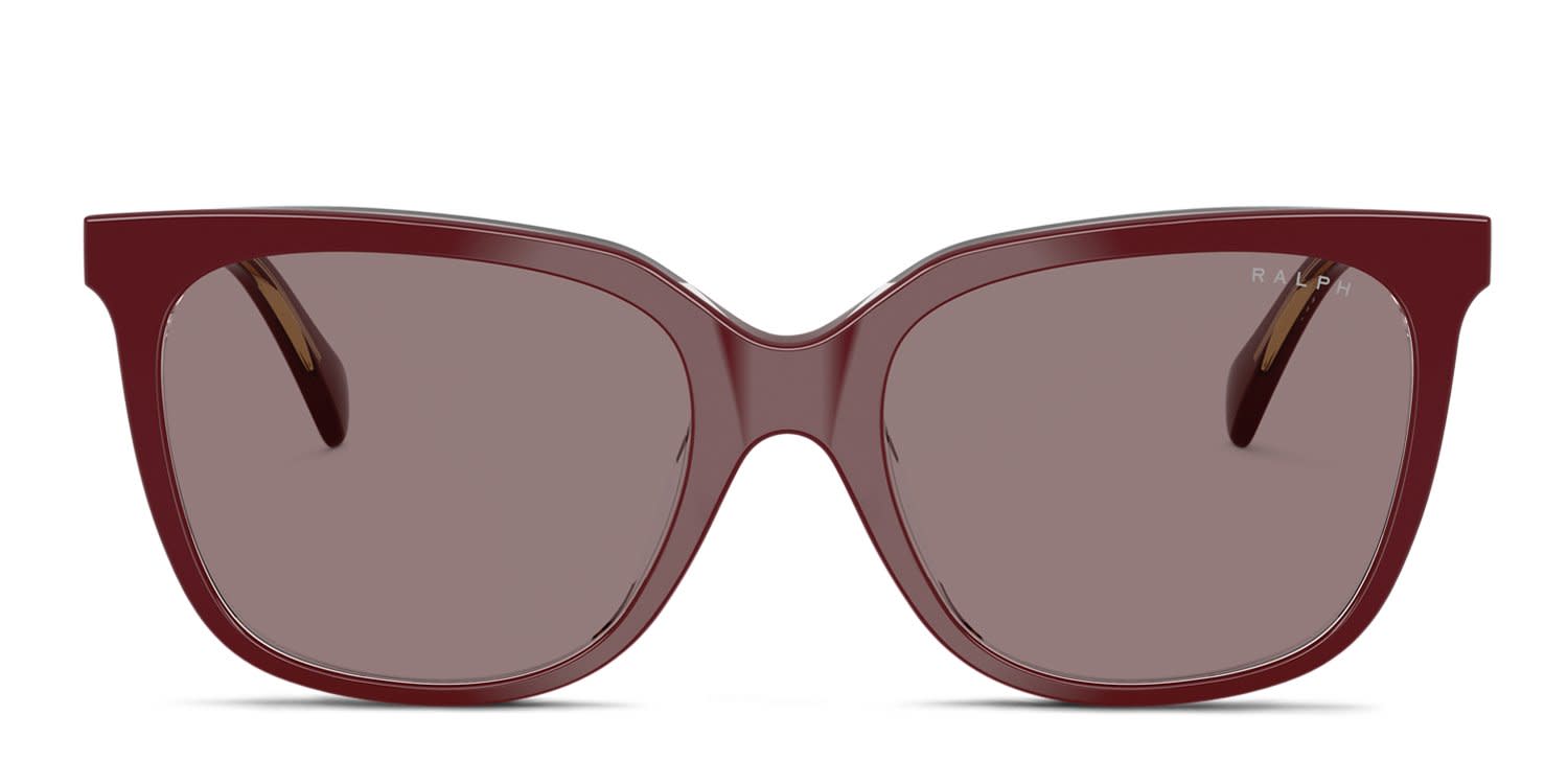 Ralph Lauren RA5343U Red, Clear, Purple glasses - Red / Clear / Purple - Frontal View