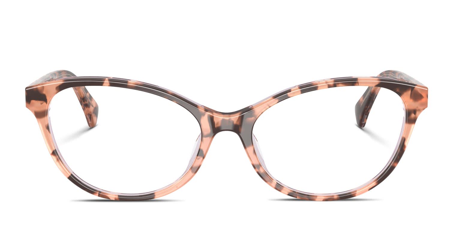 Ralph Lauren RA7186U clear , pink , tortoise frame