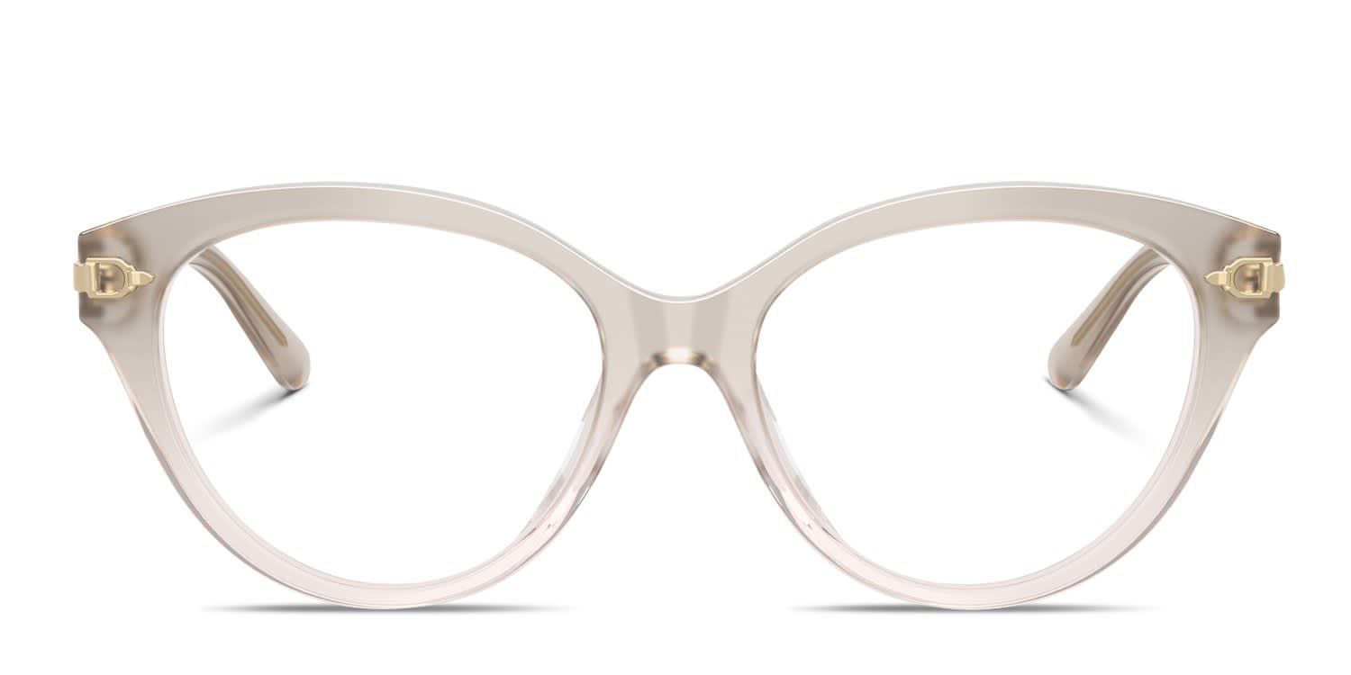 Ralph Lauren RL6256U Clear, Gray, Pink glasses - Clear / Gray / Pink - Frontal View