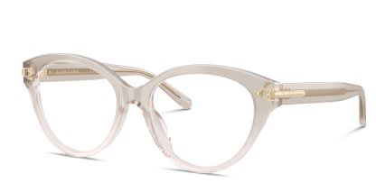 Ralph Lauren RL6256U Clear, Gray, Pink glasses - Clear / Gray / Pink - Angle View