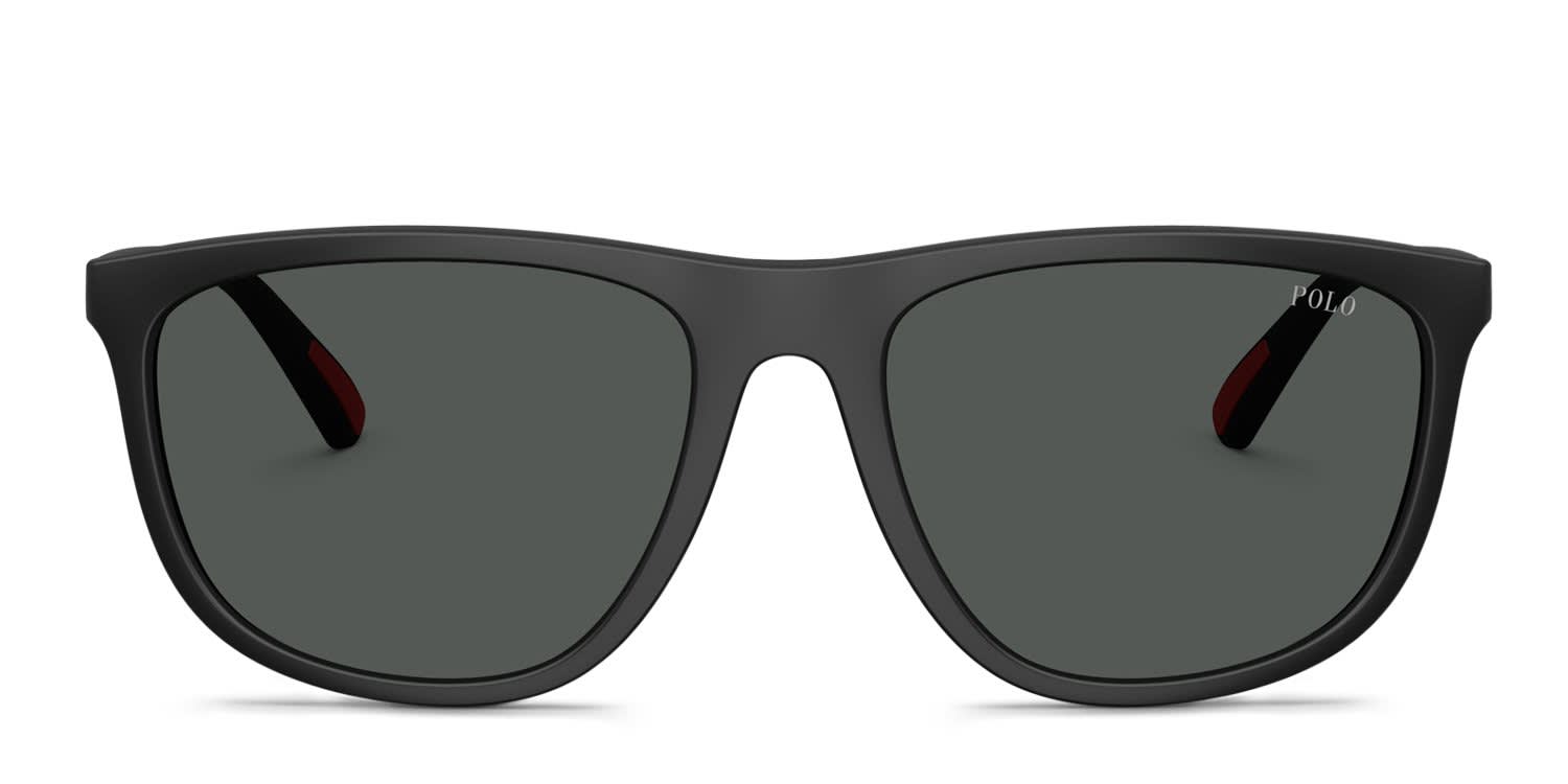 Polo Ralph Lauren PH4231U Black, Gray glasses - Black / Gray - Frontal View