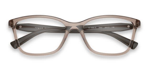 Vogue VO5680B clear , brown frame