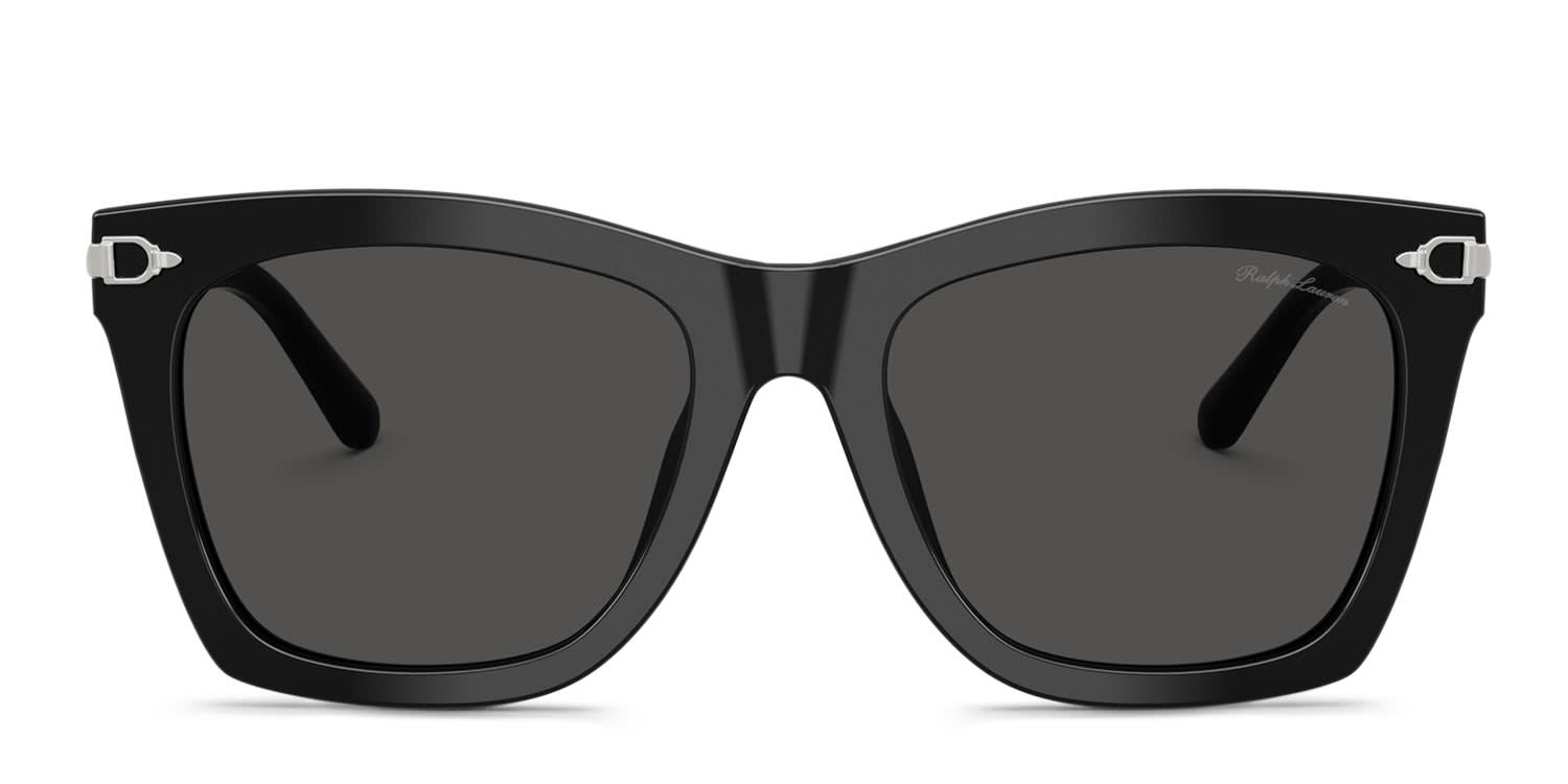 Ralph Lauren RL8235U Black, Gray glasses - Black / Gray - Frontal View