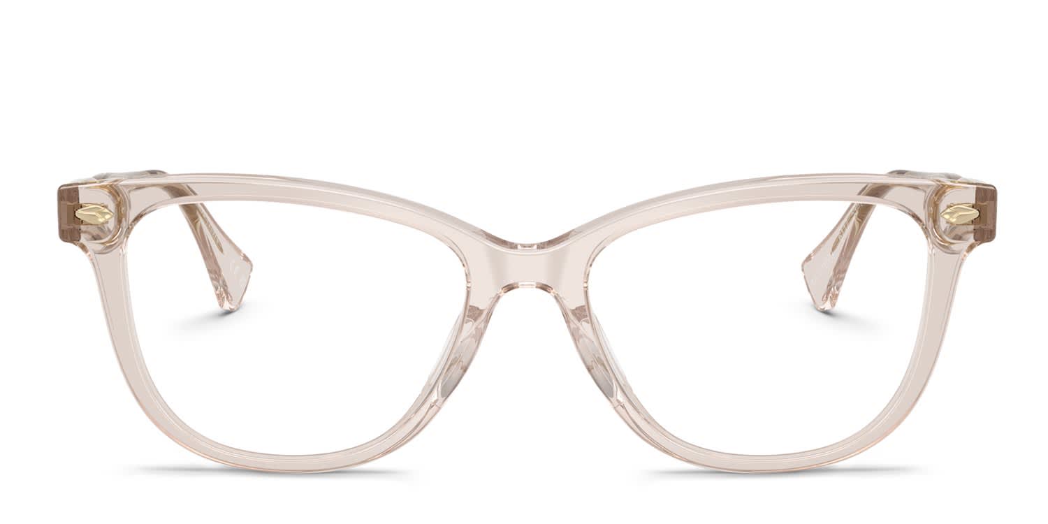 Ralph Lauren RA7189U Beige, Clear glasses - Beige / Clear - Frontal View