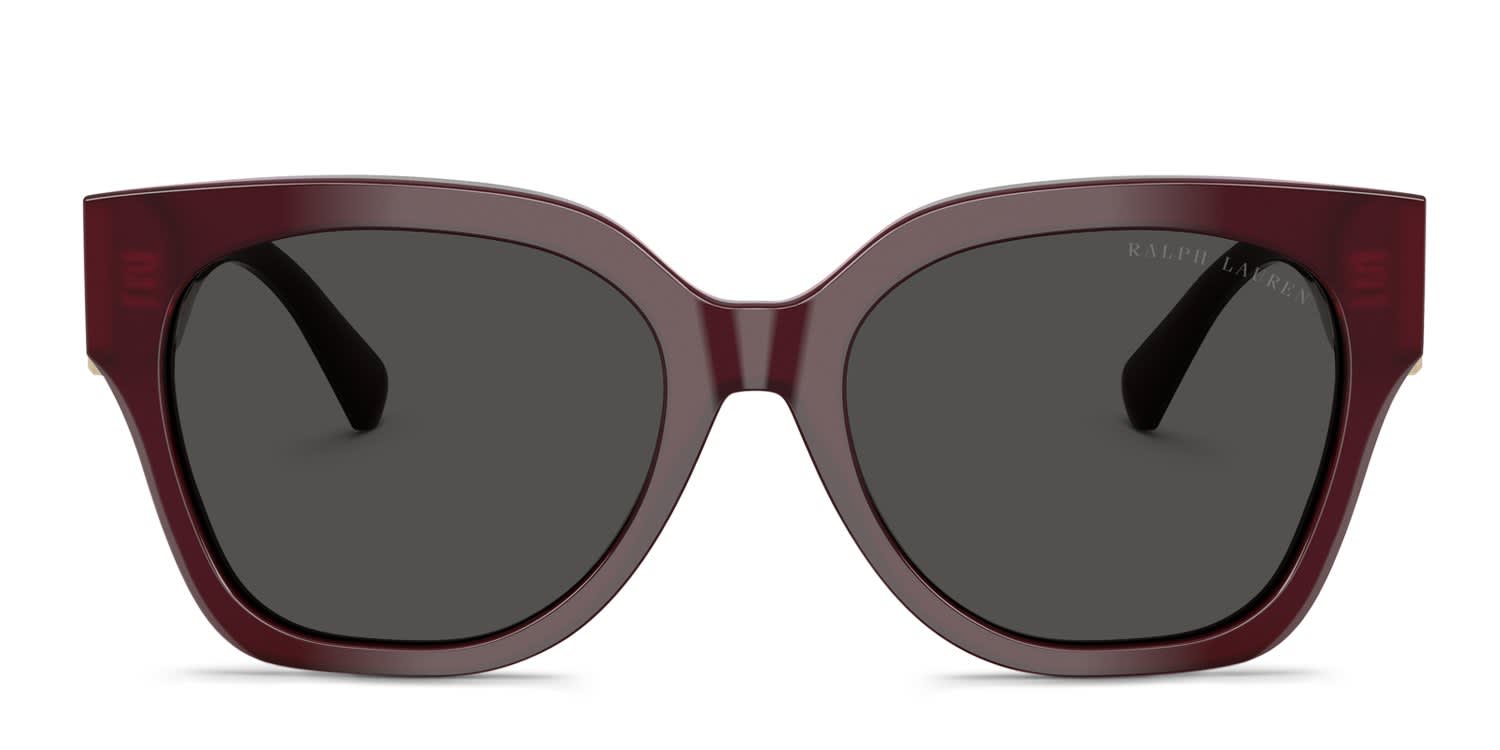 Ralph Lauren RL8221 The Overszed Ricky Red, Gray glasses - Red / Gray - Frontal View