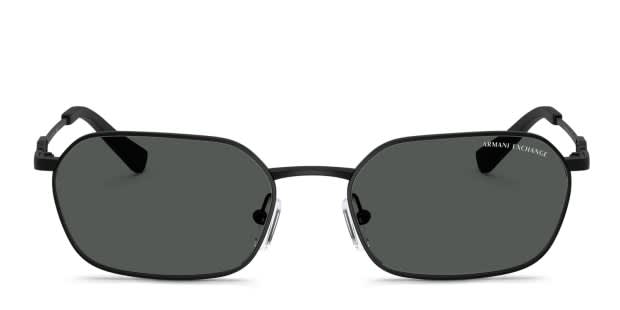 ファッション用サングラス 946205 PRIZM ROAD Armani Exchange AX2056S black frame with dark grey lenses. Lenses
