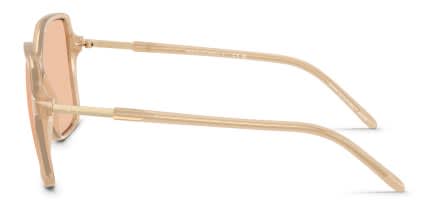 Armani Exchange AX4163S Beige, Brown glasses - Beige / Brown - Side View