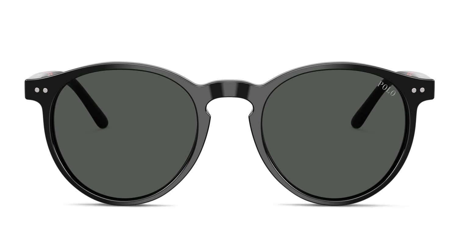 Polo Ralph Lauren PH4236 Black, Gray glasses - Black / Gray - Frontal View